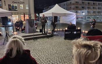 09. November 2022, Gedenken der Pogromnacht von 1938 in Spremberg