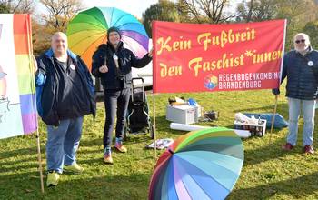Demo in Spremberg am 12.11.2022, Färberwiese: 